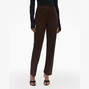 Helmut Lang Tapered Pant Wool Brown Fig Size 6